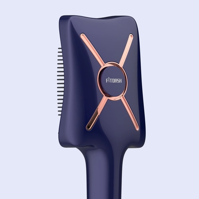 Fitdash Electric Vibrating 650nm Rood Licht 850nm NIR Therapie EMS Scalp Massage Haarborstel Olie Applicator