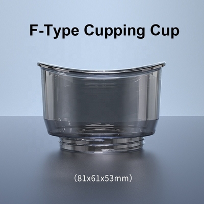 Dia.83x38mm Donkergrijz Plastic Massage Cupping Tools voor Effectieve Cupping Therapie