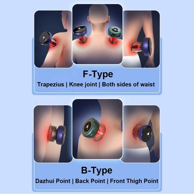 Dia.83x38mm Donkergrijz Plastic Massage Cupping Tools voor Effectieve Cupping Therapie