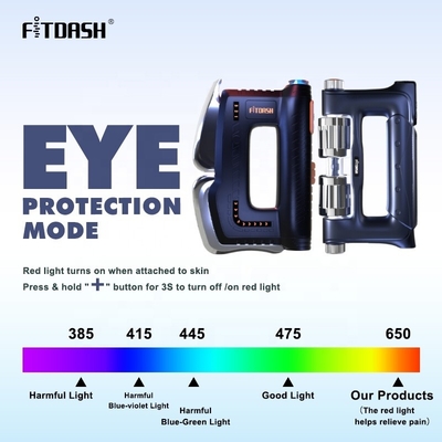 Pijnloze Fitdash 5 in 1 gebogen blad spier schraper met verwarmde RF en comfortabel ontwerp