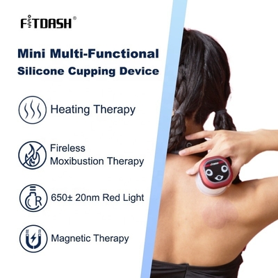 Fitdash Herbruikbare Cupping Set Geavanceerde Scraping Massage Cupping voor Rode Licht Therapie