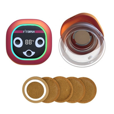 Dual Soft Silicone Cupping Device met brandloze verwarming therapie pijnloze massagetool