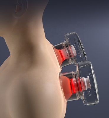 94*94*72mm Grootte Elektrische Cupping Massager voor het hele lichaam verwarmen en Fascial Cupping Set