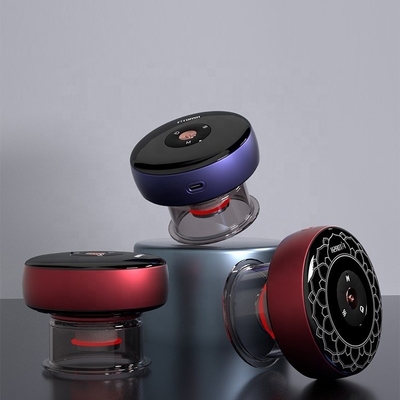 Type-C aangedreven Fitdash voetmassageapparaat met rood licht en trillende zuigkracht