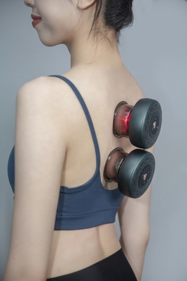 Productgrootte 94*94*72mm Cupping Therapy Massager met Chinese Hijama Cups en Rood Licht