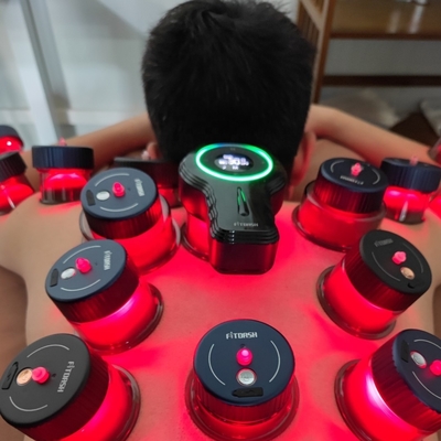 Fitdash Smart Infrarood Therapy Cupping Cups Sets Massageapparatuur voor Spanningsverlichting