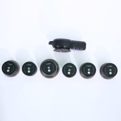 Buttonsysteem 3.7V/1800mAh Elektronisch Cupping-apparaat Massager met roodlichttherapie