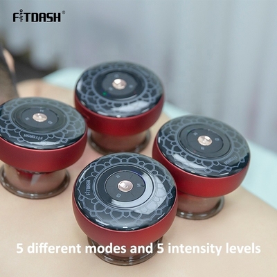 Effectieve lichaamstherapie met Fitdash draagbare elektrische cupping apparaat en LED-licht