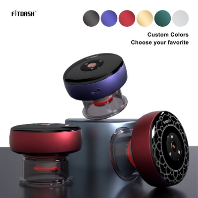 7W nominale vermogen Fitdash oplaadbare elektrische cupping kit met Bluetooth en trillingen