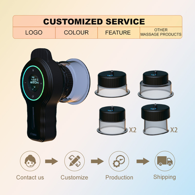 ABS PC Infrarood Cupping Massageapparatuur voor het lichaam door Fitdash Chinese Cupping Device