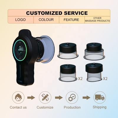 ODM/OEM-ondersteuning Fitdash Draagbare elektrische cupping set voor fysiotherapie sessies