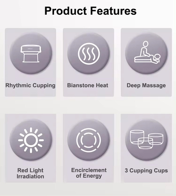 Intelligente ademhaling Cupping Massage Instrument voor het ontspannen van spieren Fitdash Release