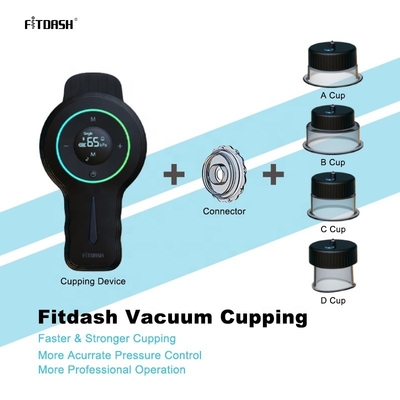 Fitdash ABS PC Cupping Therapy Set 6 Pcs Cellulitis Massager Cups Vacuum Therapy Cupping