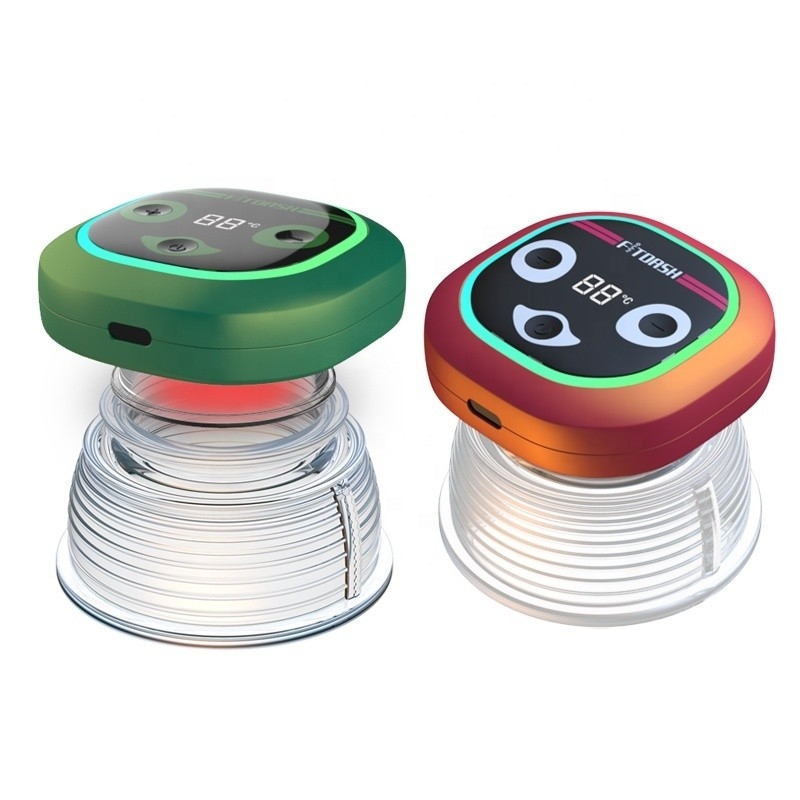 7w Fitdash Electric Cupping Therapy Massager met rood licht therapie en ODM / OEM ondersteuning