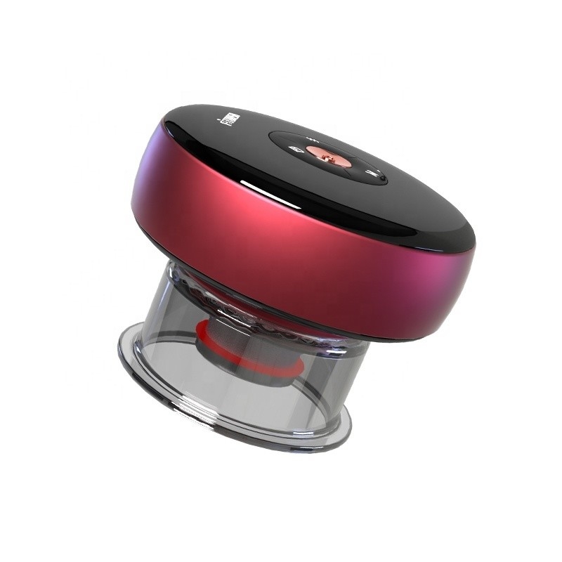 Type-C aangedreven Fitdash voetmassageapparaat met rood licht en trillende zuigkracht
