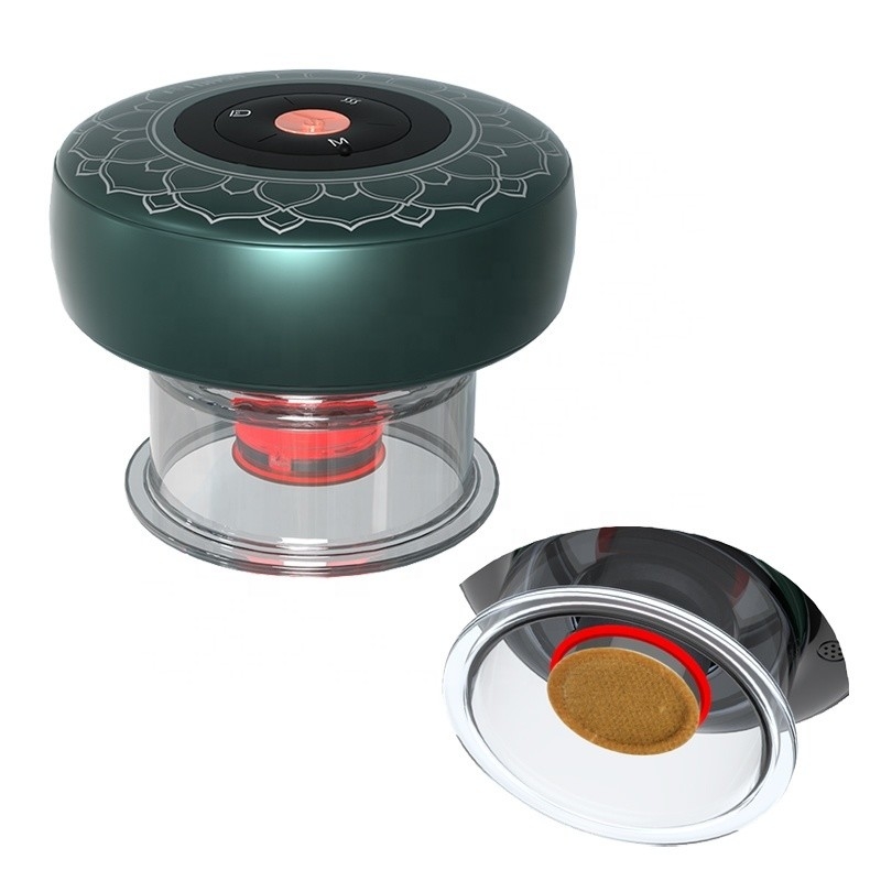 Elektrische Hijama Cup voor mannen vrouwen Type-C Power Mode Intelligente Moxibustie Rood licht